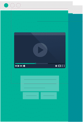 An online course with a video and email notification settings